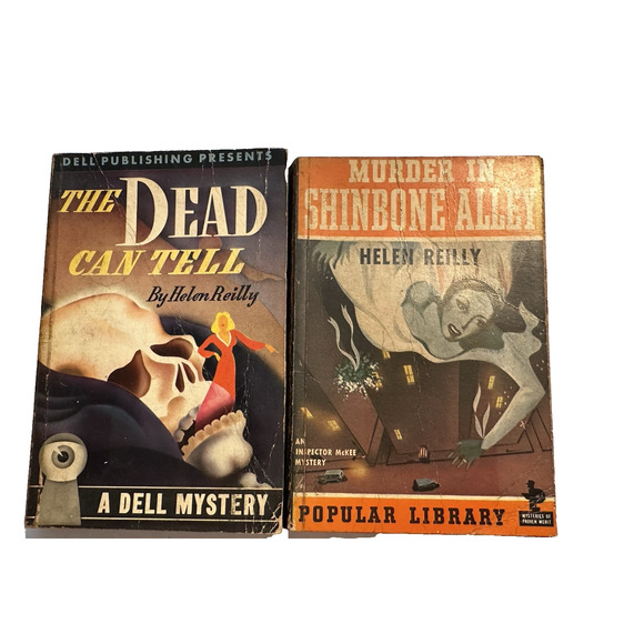 The Dead Can Tell & Murder in Shinebone Alley, Mary Reilly, set/PB/1940/Mystery - Picture 1 of 10
